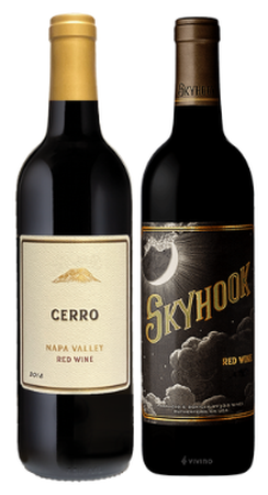 2 Bottle Red Gift Pack: Cerro & Skyhook Red Blend by Derek Beitler