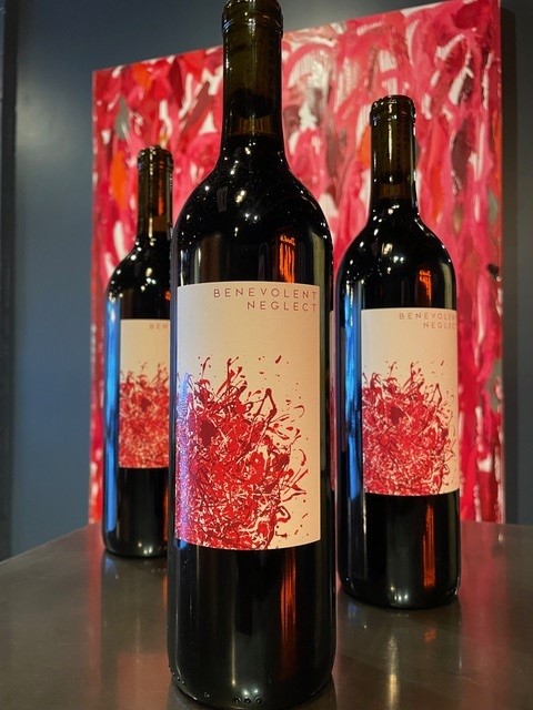 Benevolent Neglect wine bottles