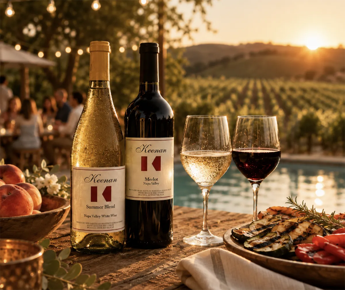 Keenan wine with food